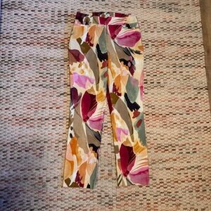 Chico's Brigitte™ Abstract Floral Slub Pants